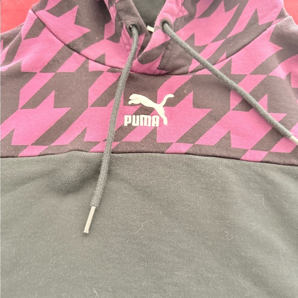 Puma Purple and Gray Hoodie - Picture 2 of 3